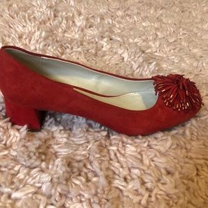 Anne Klein Burnt Orange 1.5” Block Heel